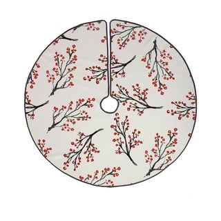 Covor rotund de pus sub bradul de Crăciun ø 130 cm Rowan Berries - Butter Kings