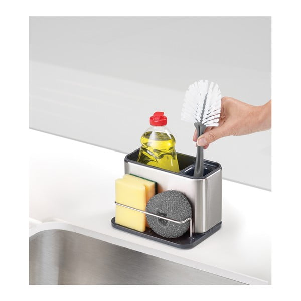 Suport pentru detergenți, din inox, Joseph Joseph Tidy, 12,5 x 12,8 cm-image-3