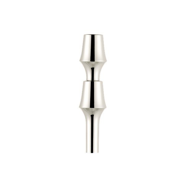Vază argintiu-lucios din metal (înălțime 11 cm) BMF – STOFF Nagel