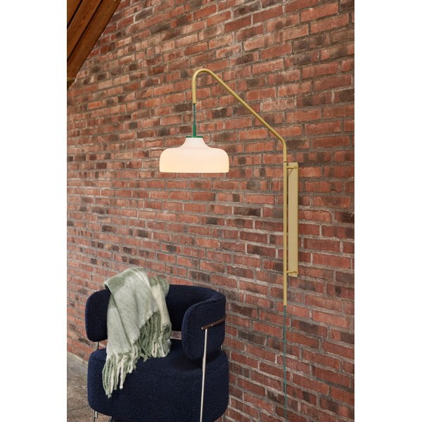 Pătură alb-verde 200x140 cm Inlet - Hübsch-image-4