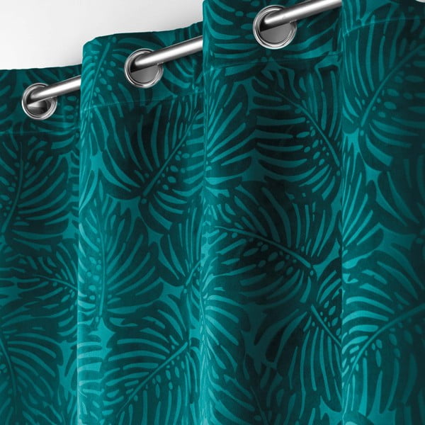 Draperie albastră din catifea 140x240 cm Analia – douceur d'intérieur-image-1