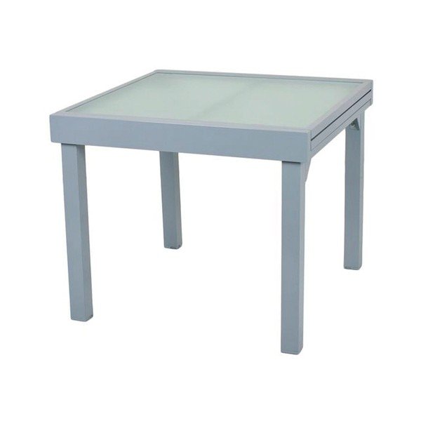 Masă  de grădină cu blat din sticlă 90x90 cm Lola – Garden Pleasure