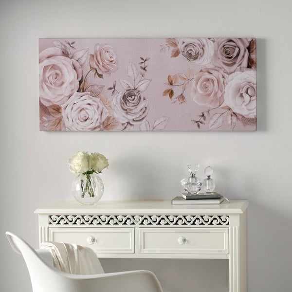Tablou Graham & Brown Rose Trail, 100 x 40 cm-image-1