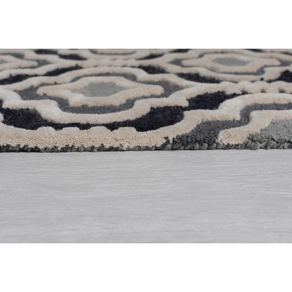 Covor din lână gri 170x120 cm Moorish Amira - Flair Rugs-image-4