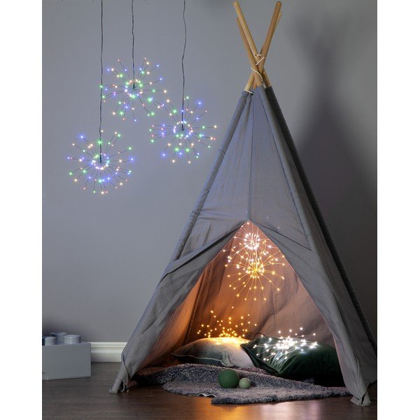Decorațiune luminoasă cu LED suspendată Star Trading Hanging Firework Light Rainbow, ø 26 cm-image-1