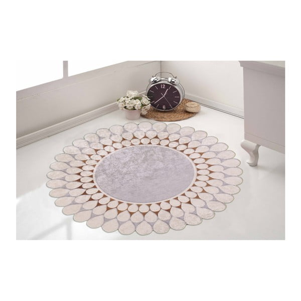 Covor Vitaus Zinno, ⌀ 80 cm, gri-image-1