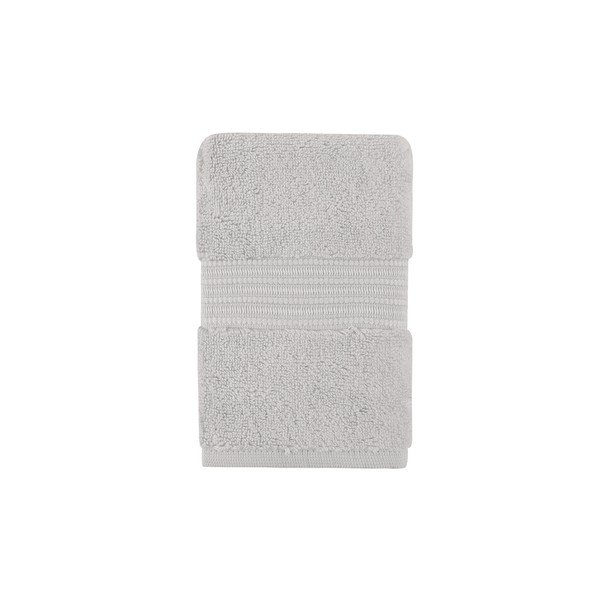 Prosop gri deschis din bumbac 30x50 cm Chicago – Foutastic-image-4