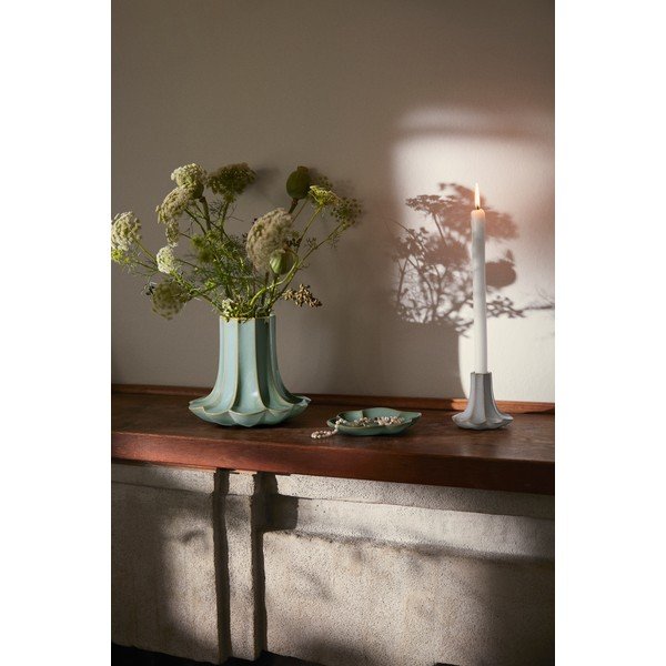 Vază verde-deschis din ceramică (înălțime 20,5 cm) Kantarel – Kähler Design-image-4