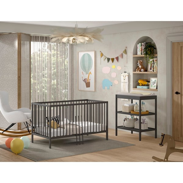 Set de mobilă pentru copii 2 buc. din lemn de fag Dino – Vipack-image-1