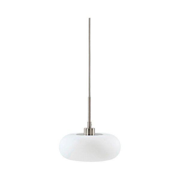 Lustră albă/argintiu-mat din sticlă opal ø 20 cm Thalia – Jotex