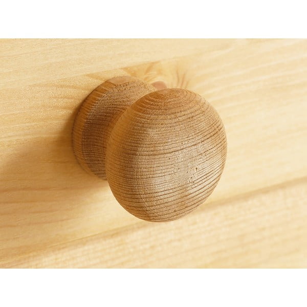 Vitrină în culoare naturală din lemn de pin 95x35 cm Lisa – Støraa-image-1