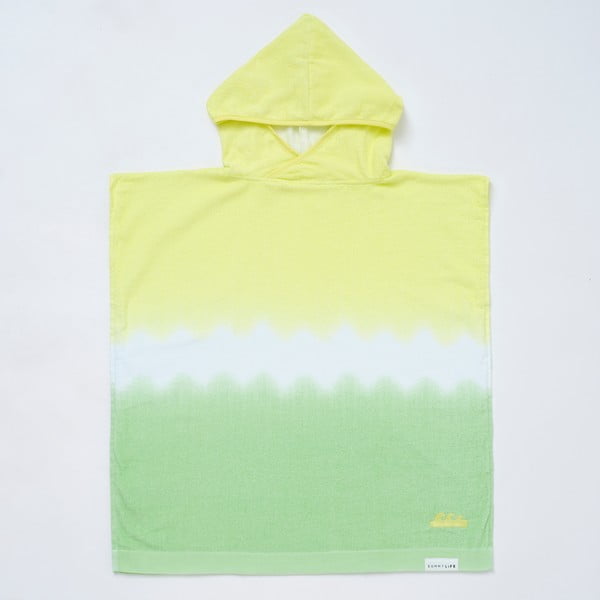 Prosop  pentru copii galben/verde din bumbac 70x70 cm Terry – Sunnylife