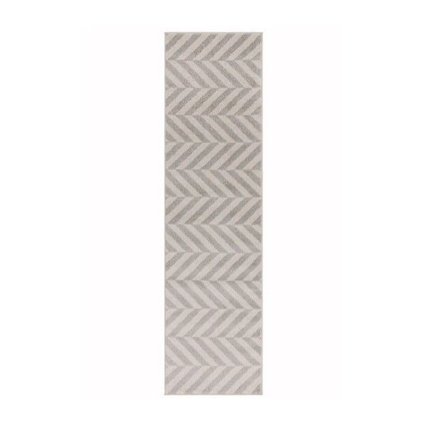 Covor gri deschis tip traversă  66x240 cm Muse – Asiatic Carpets