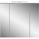 Dulap de baie gri închis cu oglindă 76x71 cm - Germania