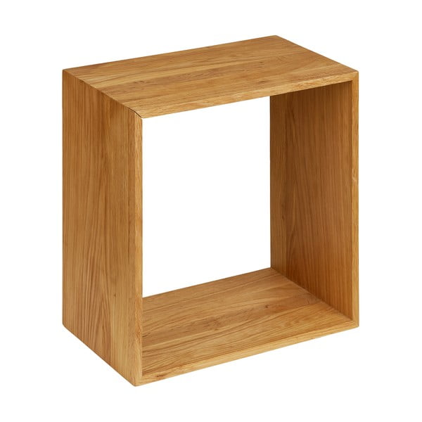 Raft în culoare naturală etajat din lemn de stejar 30 cm Lattoon – House Nordic-image-3