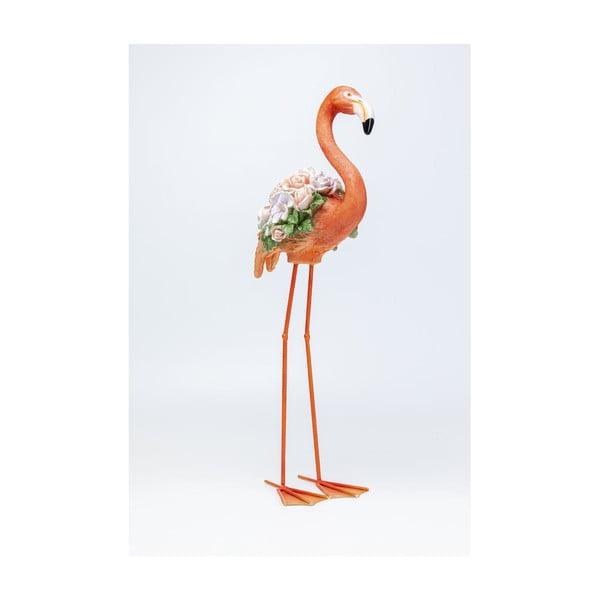 Decorațiune Kare Design Flamingo, înălțime 75 cm, portocaliu