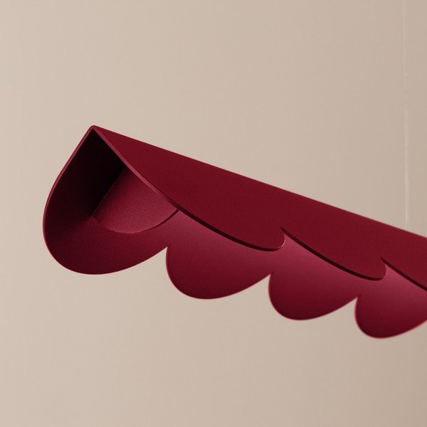 Lustră burgundy LED din aluminiu BISCUIT – Thoro-image-3