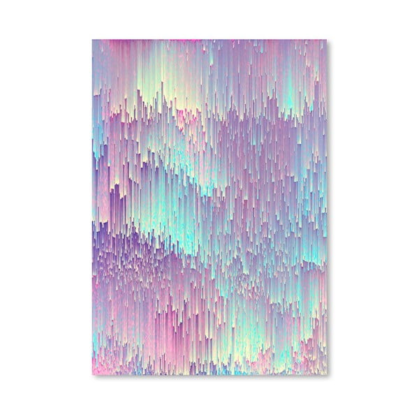 Poster Americanflat Iridescent Glitches, 30 x 42 cm