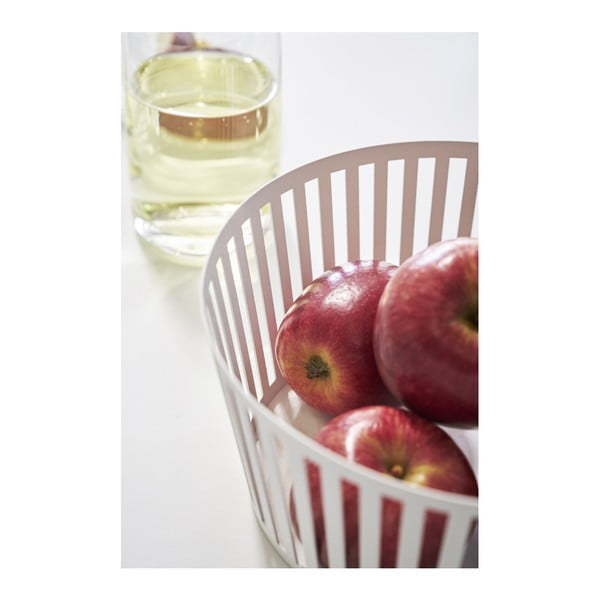 Fructieră YAMAZAKI Tower, ⌀ 21,5 cm, alb-image-2