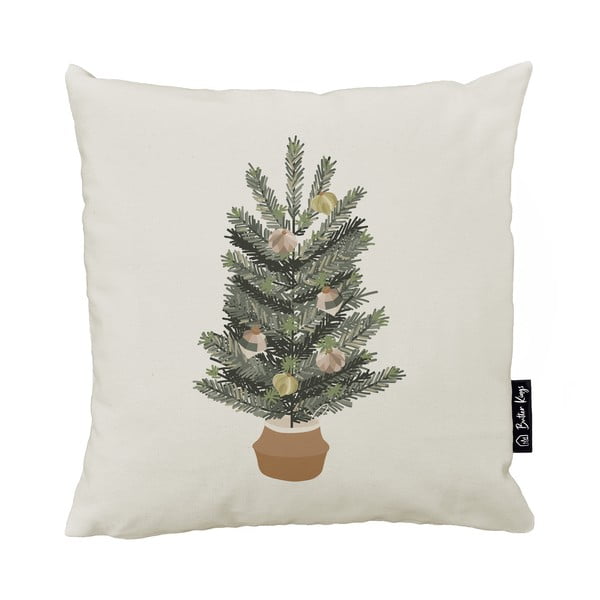 Față de pernă 45x45 cm  cu model de Crăciun Festive Tree – Butter Kings
