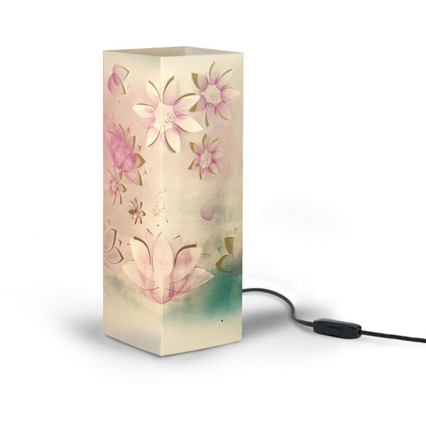 Veioză cu LED W-Lamp Lotus Flowers