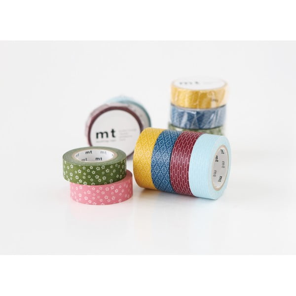 Bandă decorativă Washi MT Masking Tape Sandrine, rolă 10 m-image-3