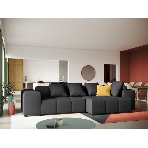 Colțar negru (variabil) Rome - Cosmopolitan Design-image-1