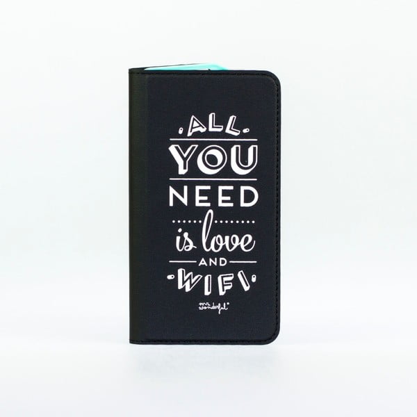 Husă telefon pentru iPhone 6 Mr. Wonderful Love, negru
