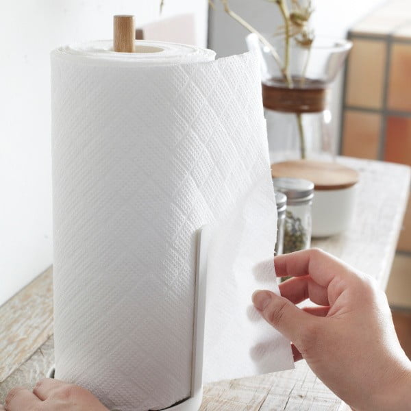 Suport prosoape de hârtie YAMAZAKI Tosca, alb-image-1