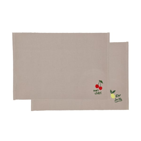 Suporturi pentru farfurii 2 buc. din bumbac 33x48 cm Bistro – Södahl