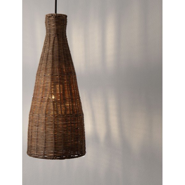Lustră în culoare naturală din ratan ø 19,5 cm Rielo – Nova Luce-image-1