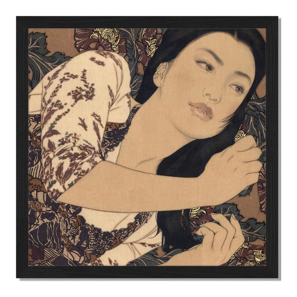 Tablou înrămat Liv Corday Asian Astko, 40 x 40 cm