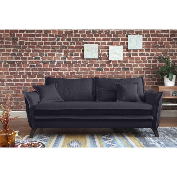 Canapea Miuform Charming Charlie, gri antracit-image-1