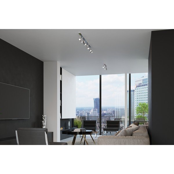 Spot argintiu din metal 6x30 cm Etna – Sollux-image-3