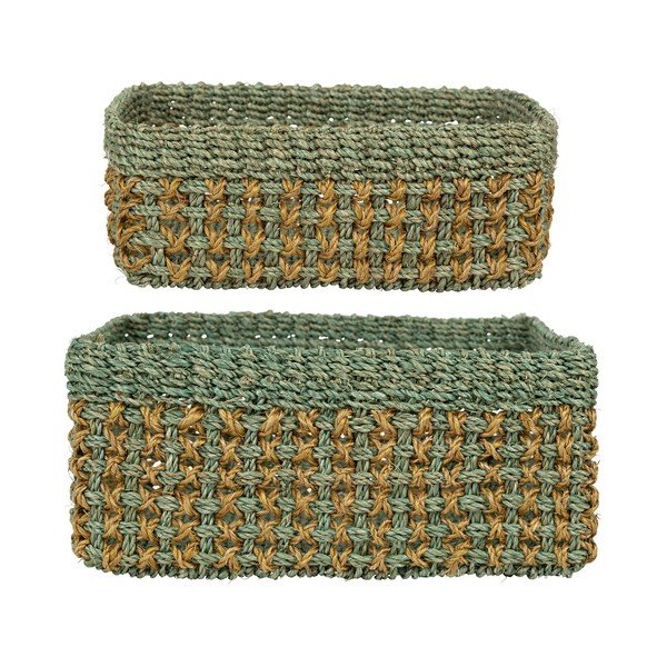 Coșuri de depozitare 2 buc. din material textil Abaka – Côté Table