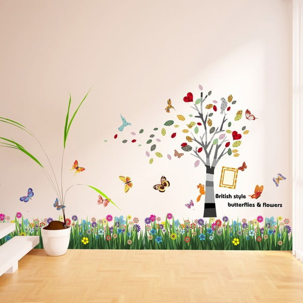Autocolant Walplus Butter Grass with Colorful Photo Frame