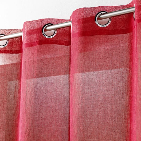 Perdea roșie 140x280 cm Telma – douceur d'intérieur-image-1