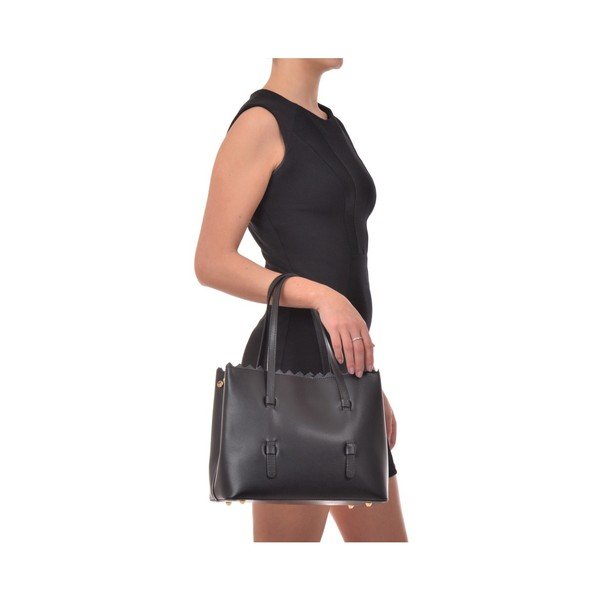 Geantă din piele Isabella Rhea Ashley, negru-image-1