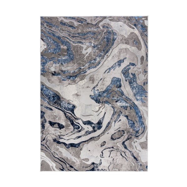 Covor Flair Rugs Marbled, 120 x 170 cm, albastru-gri