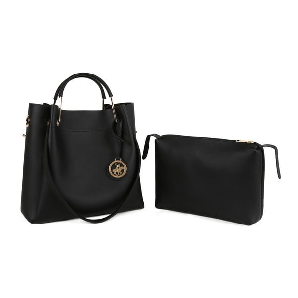 Geantă din piele ecologică Beverly Hills Polo Club Amy, negru-image-1