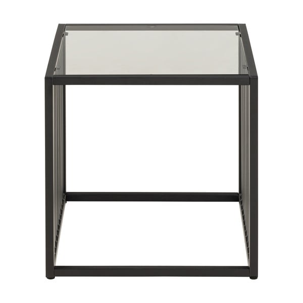 Măsuță auxiliară cu blat din sticlă 40x40 cm Strington – Actona-image-3
