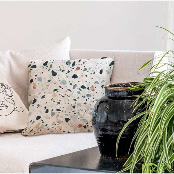 Pernă din bumbac Butter King Venetian Terrazo, 45 x 45 cm-image-1