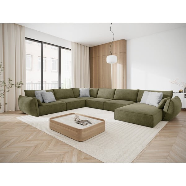 Colțar verde (pe partea stângă) Vanda – Mazzini Sofas-image-1