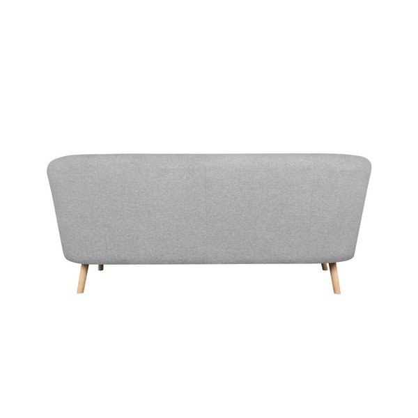 Canapea cu 3 locuri Kooko Home Pop, gri deschis -image-3