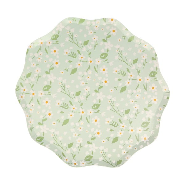 Tăvi de unică folosință 12 buc. din hârtie Ditsy – Meri Meri-image-2