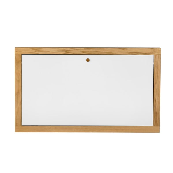 Masă de perete pliabilă Woodman Brenta, alb-image-1