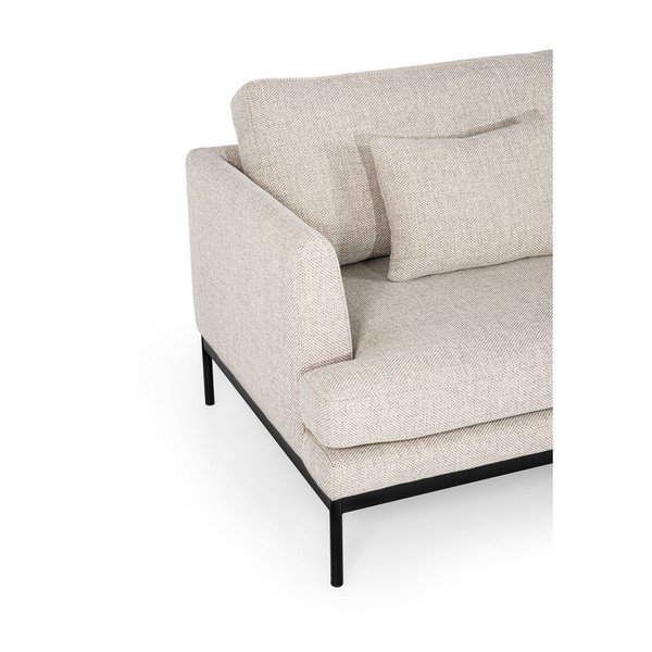 Canapea bej deschis Ndesign Pearl, lățime 204 cm-image-2