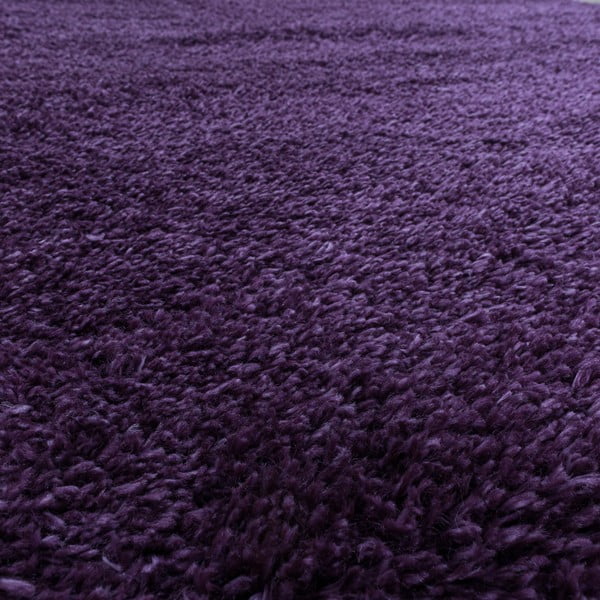Covor violet rotund ø 120 cm Fluffy – Ayyildiz Carpets-image-2