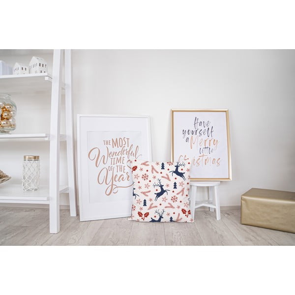 Pernă decorativă 45x45 cm  cu model de Crăciun Christmas Symbols – Butter Kings-image-2