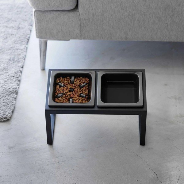 Set boluri cu suport pentru animale de companie din ceramică Nooks – YAMAZAKI-image-2
